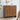 Walnut Modern Wood 3 Drawer Dresser Storage Cabinet with Wave Fluted Drawer