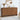Walnut Modern Wood 9 Drawer Dresser Storage Cabinet with Wave Fluted Drawer