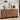 Walnut Modern Wood 9 Drawer Dresser Storage Cabinet with Wave Fluted Drawer