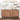 Wooden farmhouse cabinet with decorative items in a room setting