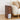 Walnut Wooden Narrow Nightstands with 2 Drawers
