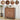 Wooden cabinet with decorative elements and close-up shots of features like door handles, hinges, table edges, and legs.