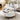White 31.5" Round Marble-Look Fluted Lift Top Coffee Table with Hidden Compartment