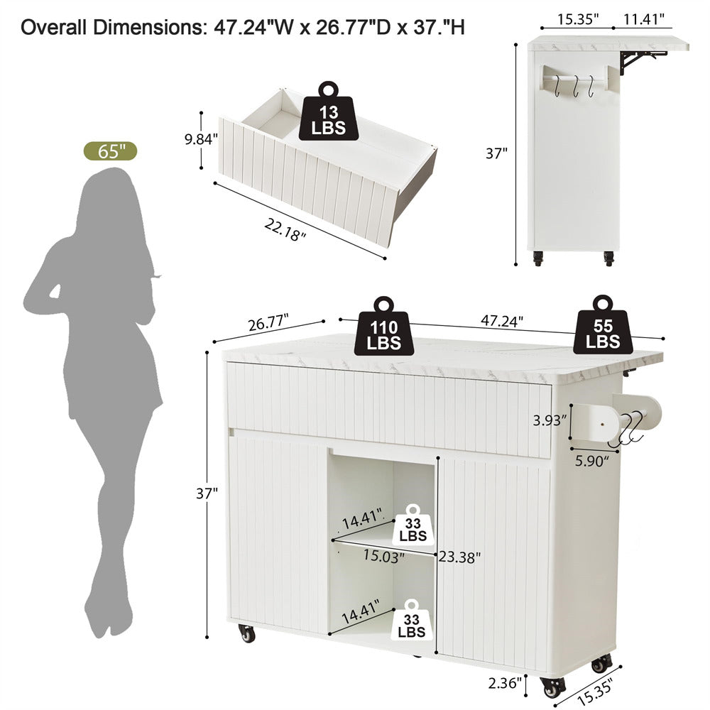 Dimensions and weight information of a white pet kennel with a silhouette of a person for scale.