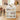 White 59" Modern Wood Kitchen Island with Storage & Faux Marble Top