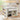 White 59" Modern Wood Kitchen Island with Storage & Faux Marble Top
