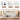White U-shaped sofa with customizable carton options and a living room setting.