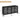 Wooden Console Table Storage Cabinet Kitchen Sideboard Cabinet with Adjustable Shelves Black