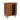 Wooden Shoe Cabinet 4-Tier Freestanding Shoe Rack Walnut With with Woven Doors Size