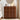 Walnut Mid Century Modern Credenza Wood Storage Cabinet Sideboard with Plaid Pattern