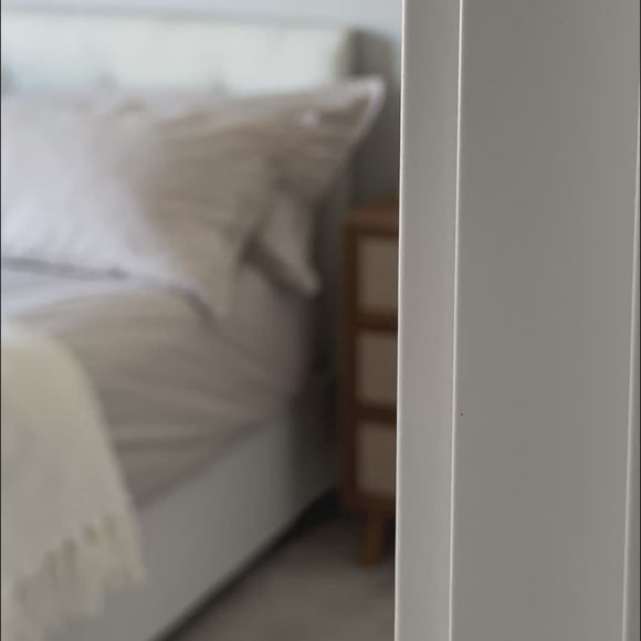Rattan 3 Drawer Nightstand Side Table Video