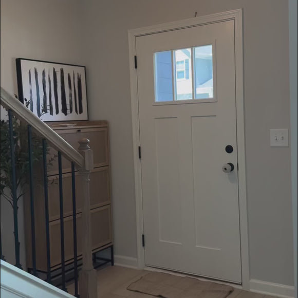 Modern Entryway Narrow 24-Pair Shoe Cabinet Video