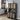 Rattan Kitchen Pantry Storage Cabinet with 6 Doors and Drawer