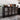 Modern Sideboard Cabinet Console Table with Glass Doors