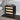 Rattan Nightstand Dresser Table with 3 Drawers